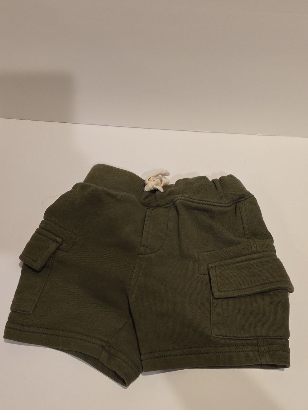 GAP Olive Green Cargo Shorts with Drawstring 18-24 Months